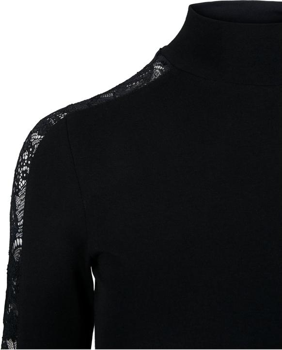 Actual product image Urban Classics Ladies Lace Striped LS (M)