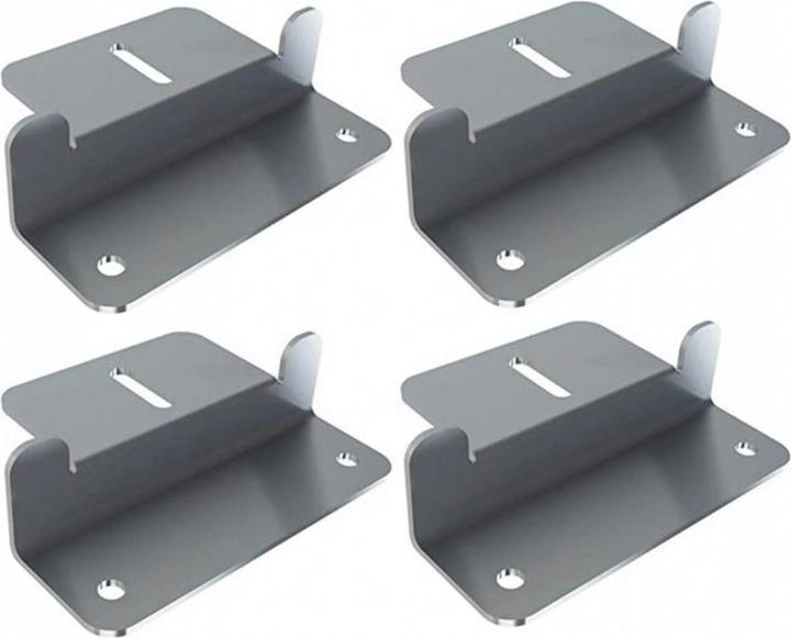 Autosolar Mounting Z-bracket 4 pieces with screws (Solar system mounting material)