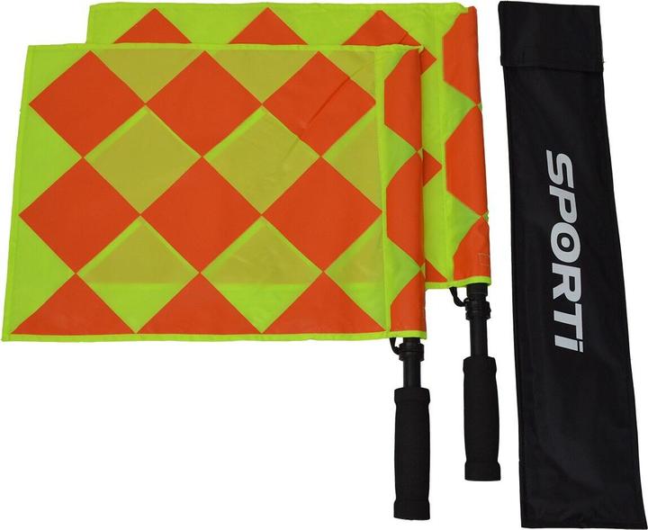 Image du produit Sporti Paire de drapeaux de touche multi damiers