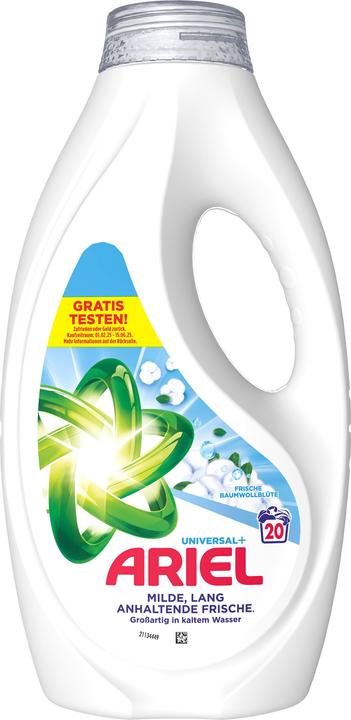 Produktbild Ariel Frische Baumwollblüte (20 Waschgänge, Flüssigwaschmittel)
