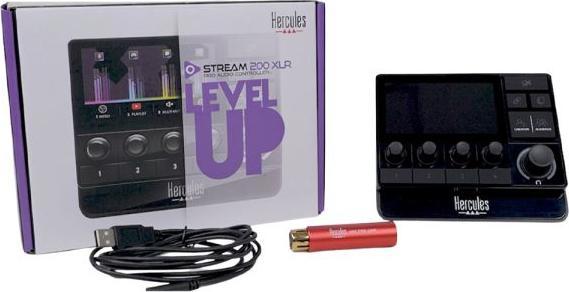 Image du produit Hercules Contrôleur de mixage Stream 200 XLR Audio Controller retail