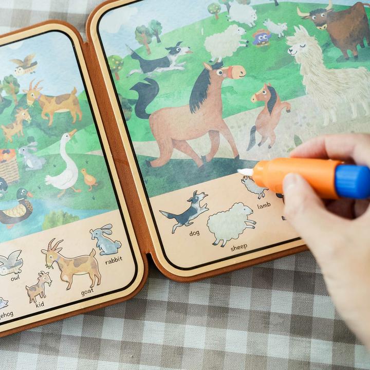 Produktbild mierEdu Magisches Wassermalbuch - Tiere auf dem Bauernhof