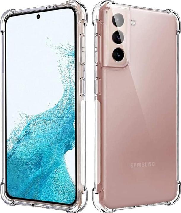 Actual product image Screenguard Samsung Galaxy S22+ Case Crystal Soft Airbag Bumper (Samsung Galaxy S22+)
