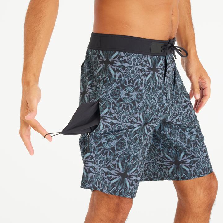 Image du produit Olaian Boardshort surf 900 Long 19" Homme - FB Itzblack Noir (44)