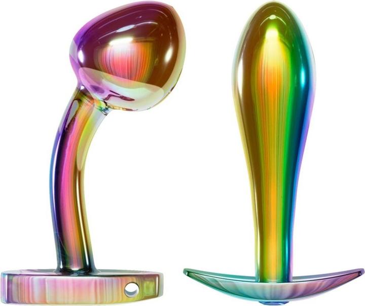 Productafbeelding Anos Metalen Butt Plug Set Regenb