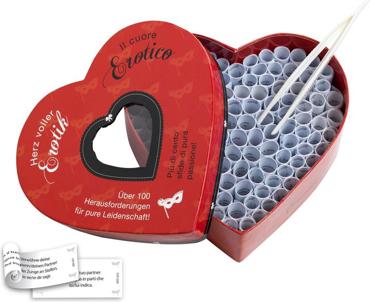 Actual product image tease & please Heart full of eroticism (Other, German, Italian)