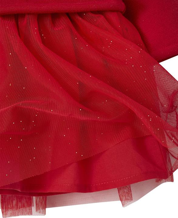 Actual product image Vertbaudet Christmas baby set: dress, hairband & tights (74)