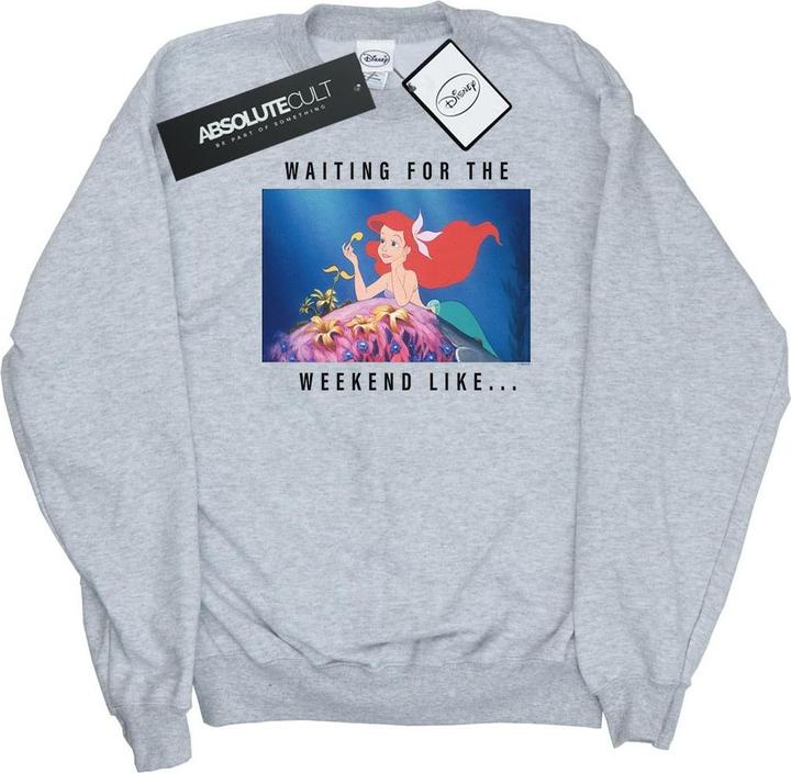 Disney Princess Ariel Waiting For The Weekend Sweatshirt