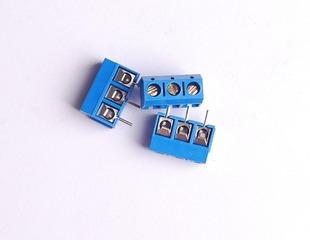 Produktbild KEFA Printklemme mit Schraubanschluss 5mm 3Pin Blau