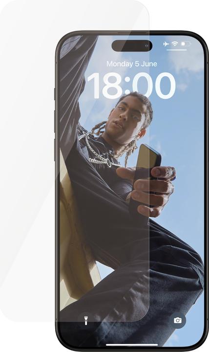 PanzerGlass SICURO. Pellicola protettiva iPhone 2023 6.7 Pro Max Ultra-Wide Fit (1 Pezzo/i, Apple iPhone 15 Pro Max)
