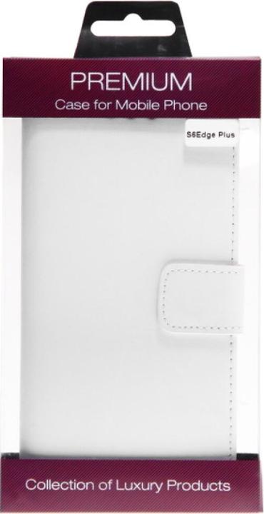 Actual product image OEM Slim Leather Book Case Galaxy S6 Edge Plus - white 4250710564828 (Samsung Galaxy S6 Edge+)