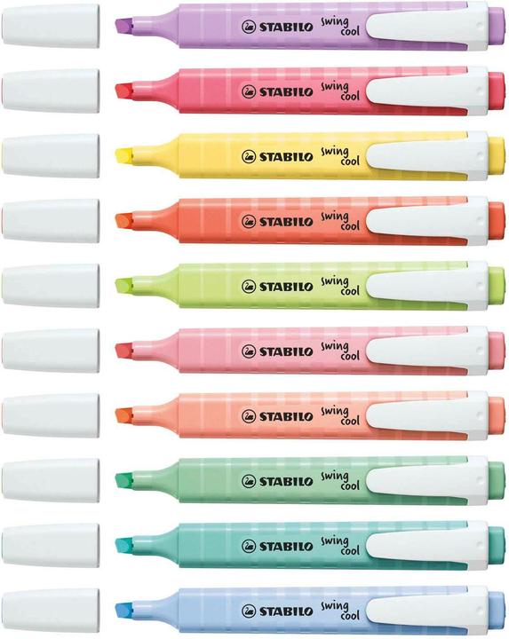 Actual product image STABILO Textmarker Swing Cool (Pastel shades, 4 mm, 8 x)