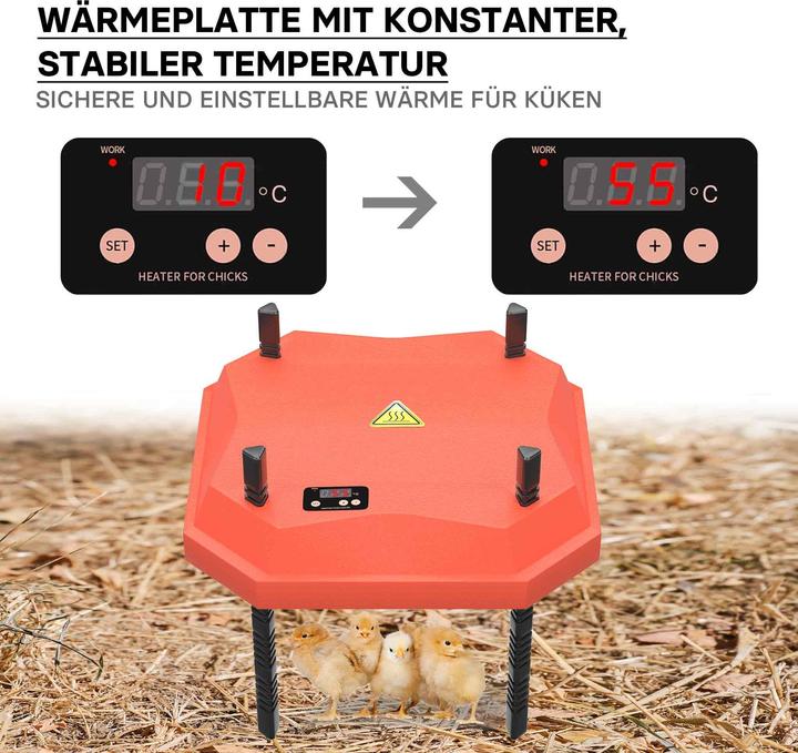 Actual product image Fudajo Küken-Wärmeplatte (30 W)
