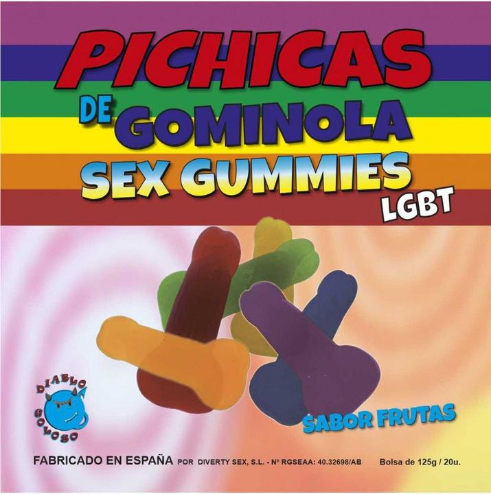 Immagine prodotto Frutti Gommosi Del Pene Lgbt (Gioco di dadi)