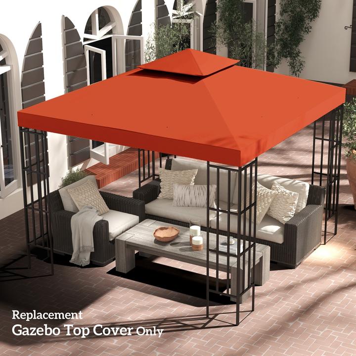 Actual product image Outsunny Replacement roof for metal pavilion (300 cm, 300 cm)