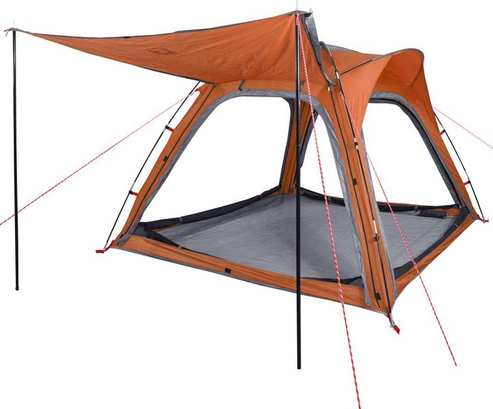 Image du produit VidaXL Tente de camping 4 personnes & Orange 185T Taft (Tente igloo, 5.90 kg, 4 personnes)