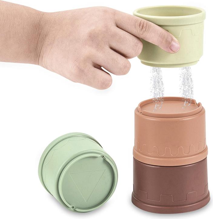 Actual product image Scandinavian Baby Products Stacking Cups