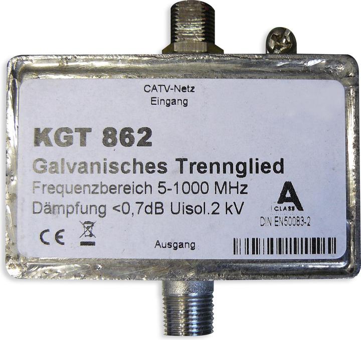 Produktbild Preisner Televes Galvanisches Trennglied für BK-Anlagen KGT 862 (Diverse)
