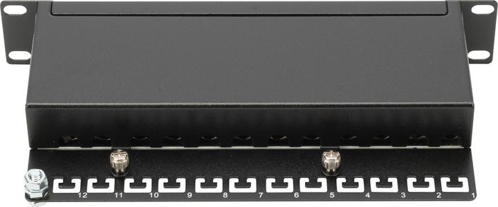 Produktbild Digitus Patch Panel 25,4cm 10Zoll Cat5e 12-Port geschirmt