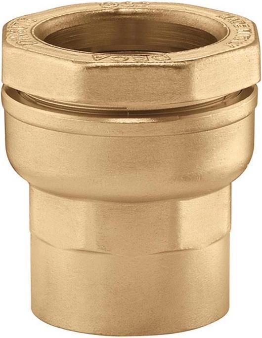 Actual product image Caleffi Connection fitting 860 brass 20 x 1/2" IT (Pipe fitting)