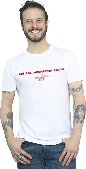 Actual product image Disney Mens Aladdin Let The Adventures Begin T-Shirt (S)