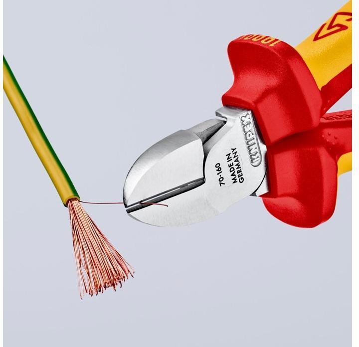 Actual product image Knipex Diagonal Cutter 70 06 160 SB (160 mm)