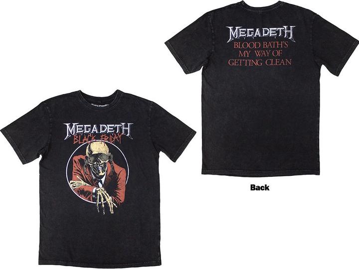 Megadeth Black Friday Stone Wash