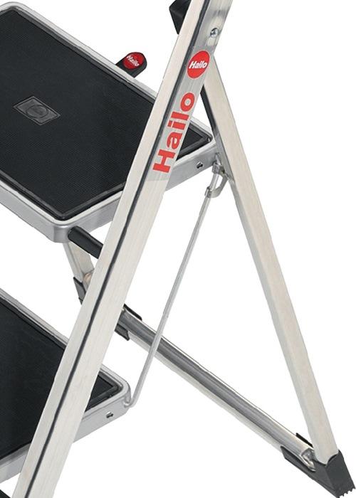 Produktbild Hailo K70 StandardLine, Aluminium-Trittleiter, 3 Stufen (Stehleiter, 106 cm)