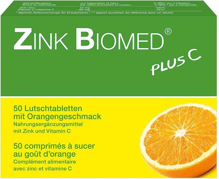 Immagine prodotto Biomed Zink plus C (1 Pezzo/i, Pillole, 40 g)