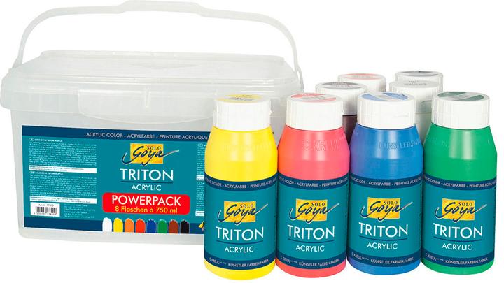 Immagine prodotto Kreul Vernice acrilica SOLO Goya TRITON, Power Pack (Multi, 750 ml)