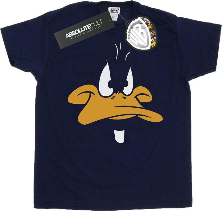 Actual product image Looney Tunes Boys Daffy Duck Big Face T-Shirt (128)