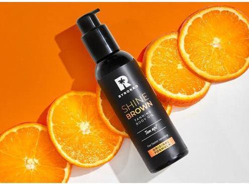 Immagine prodotto Byrokko Shine Brown Oil Olio abbronzante per il corpo Formula originale 150ml (Olio abbronzatura, 150 ml)