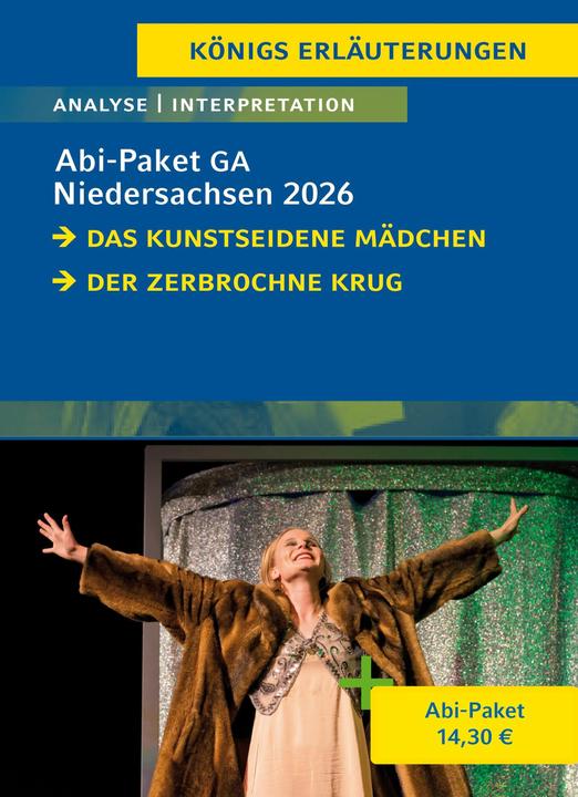 Actual product image Abitur Niedersachsen 2026 GA Deutsch - Abi- Paket (German, Henry von Kleist, Irmgard Keun, 2024)