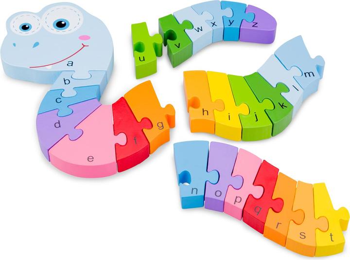 Produktbild New Classic Toys Alphabet Puzzle - Schlange (Englisch)