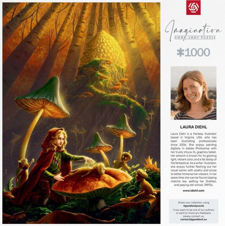 Produktbild Good Loot Gutes Beutepuzzle 1000 Laura Diehl Eisenfee (1000 Teile)