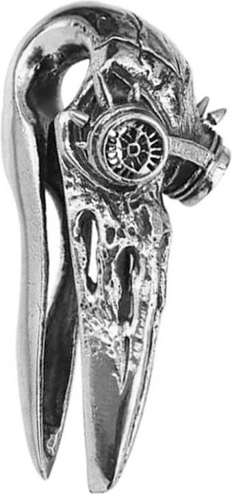 Produktbild Star Piercing Ohrgewicht Schlüsselloch silber Steampunk Vogel (Messing)