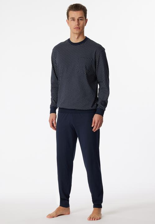 Produktbild Schiesser langer Pyjama Schlafanzug natürlich 100% Baumwolle | auch Übergrössen (62)