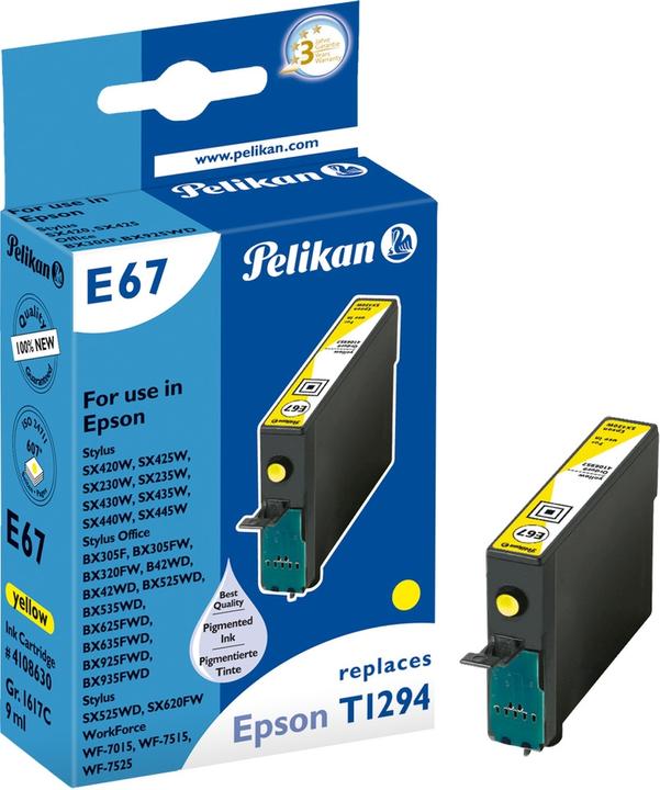 Image du produit Pelikan Encre compatible jaune N° orig. T129440PEL (Y)