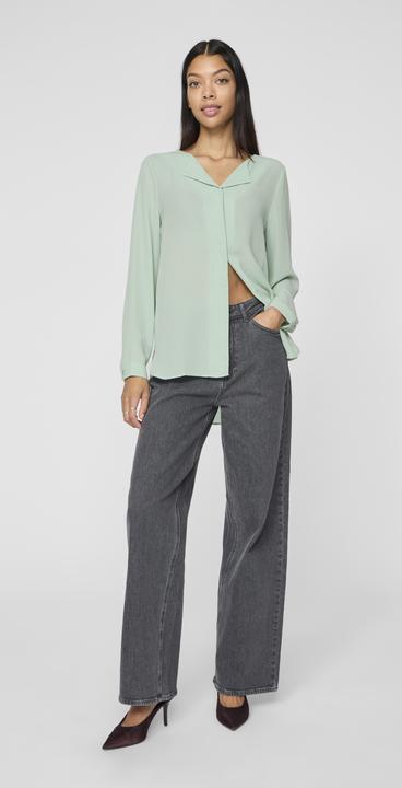 Image du produit Vila Chemise à col fendu High Low (XS)