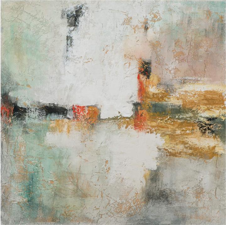 Actual product image Alldecor Colour composition in white and jade green 4 (70 x 70 cm)