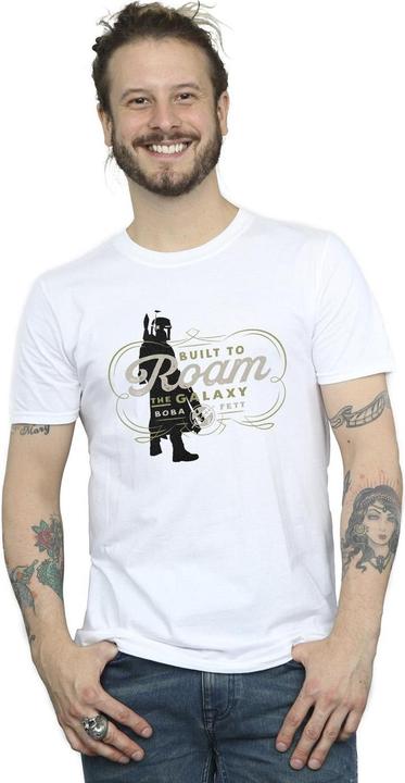 Actual product image Star Wars Mens The Book Of Boba Fett Built To Roam T-Shirt (L)