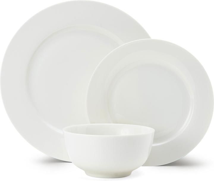 Produktbild Mikasa Egret 12-Piece China Dinner Set, White (12 Stück)