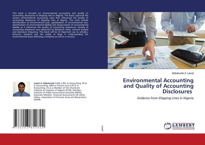 Immagine prodotto Environmental Accounting and Quality of Accounting Disclosures (Tedesco, Babatunde A. Lawal, 2021)