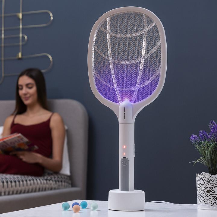 Produktbild InnovaGoods 2-in-1 elektrische Fliegenklatsche