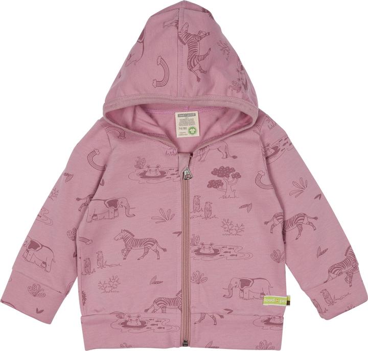 loud + proud Kapuzenjacke mit Druck Aster