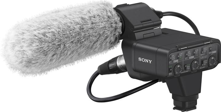 Actual product image Sony XLR-K3M Dual-Channel Digital XLR Audio Adapter Kit with Shotgun Microphone (Camera-specific microphone, Various video accessories)