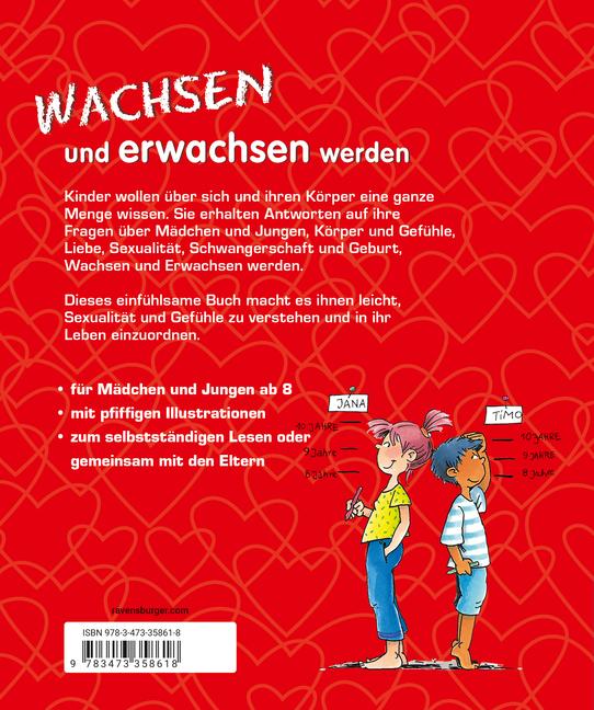 Immagine prodotto Ravensburger Wachsen und erwachsen werden (Tedesco, Sabine Thor-Wiedemann, 2004)