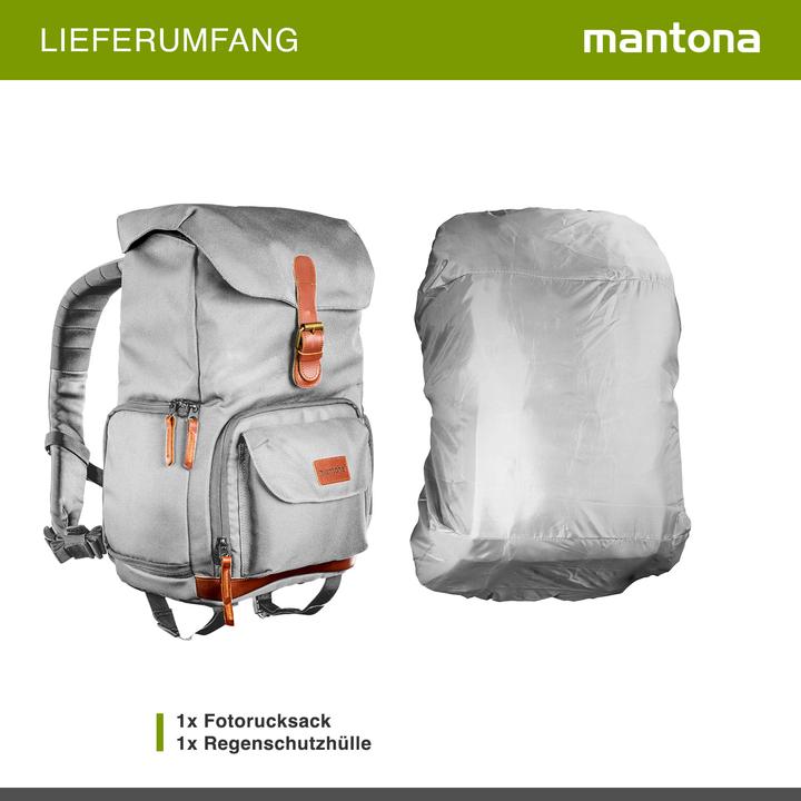 Immagine prodotto mantona Luis junior zaino fotografico retrò (Zaino per fotocamera, 14 l)