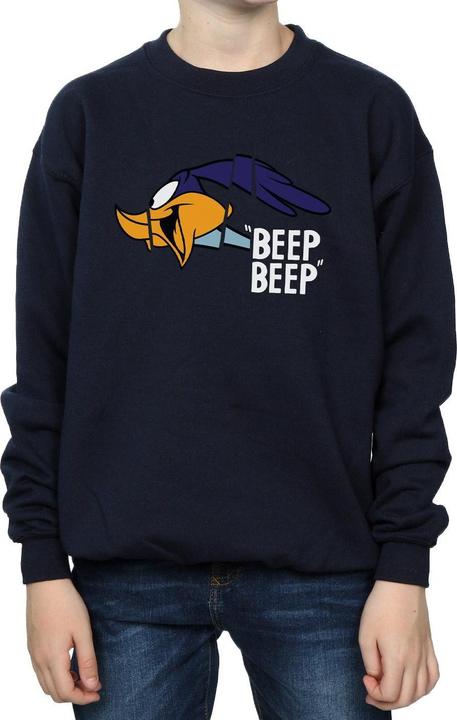 Produktbild Looney Tunes Jungen Beep Beep Road Runner Sweatshirt aus Baumwolle (152, 158)