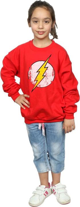 Produktbild Flash Distressed Logo Sweatshirt Mädchen (152, 158)